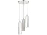 Ardmore 3-Light Brushed Nickel Cylinder Pendant