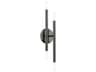 Soho 4-Light Black Chrome Wall Sconce