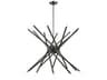 Soho 20-Light Black Chrome Linear Sputnik Pendant