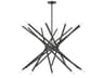 Soho 20-Light Scandinavian Gray Candelabra Sputnik Chandelier