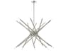 Soho 20-Light Brushed Nickel Candelabra Sputnik Chandelier