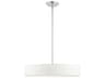 Venlo 4-Light Brushed Nickel Drum Pendant