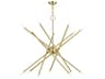 Soho 14-Light Satin Brass Chandelier