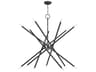 Soho 14-Light Scandinavian Gray Brushed Nickel Chandelier