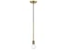 Lansdale 1-Light Antique Brass Mini Pendant