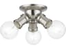 Lansdale 3-Light Brushed Nickel Semi Flush Mount