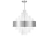 Orenburg 14-Light Brushed Nickel Crystal Linear Pendant