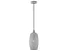 Dublin 1-Light Nordic Gray Brushed Nickel Mini Pendant