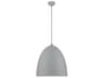 Arlington 3-Light Nordic Gray Brushed Nickel Bell Pendant