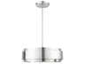 Varick 5-Light Brushed Nickel Drum Pendant