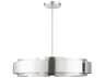 Varick 7-Light Brushed Nickel Drum Pendant
