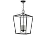 Devone 4-Light Black Brushed Nickel Candelabra Chandelier