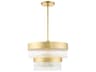 Norwich 5-Light Soft Gold Crystal Candelabra Chandelier