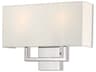 Pierson 2-Light Polished Chrome Wall Sconce