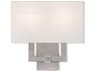Hollborn 2-Light Brushed Nickel Wall Sconce
