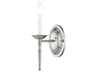Williamsburgh 1-Light Brushed Nickel Wall Sconce