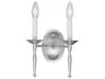 Williamsburgh 2-Light Brushed Nickel Wall Sconce