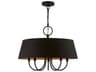 Palma 5-Light Black Candelabra Empire Chandelier