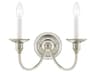 Cranford 2-Light Polished Nickel Wall Sconce