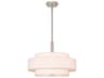 Meridian 4-Light Brushed Nickel Drum Pendant