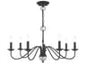 Windsor 7-Light Black Candelabra Chandelier