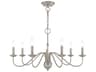 Windsor 7-Light Brushed Nickel Candelabra Chandelier