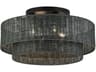 Weavington 4-Light Black Drum Semi Flush Mount