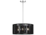 Acordia 3-Light Painted Nickel Drum Pendant
