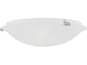 Oasis 4-Light Brushed Nickel Glass Bowl Flush Mount