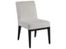 Zanzibar Latham White Upholstered Armless Dining Chair