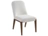 La Costa Seacove White Upholstered Armless Dining Chair