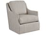 Rendezvous Montford Swivel Gray Accent Chair