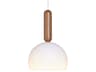 Mad 1-Light White Dome Mini Pendant