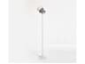 Kan White Cold Grey Cotton Floor Lamp