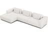 Luxcor Modluxe Siena Modular Sofa 07 Chalk Fabric / Left-Facing Chaise