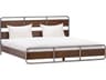 Atelier Brown Oak Wood Queen Platform Bed
