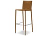 Zak Leather Caramel Counter Stool