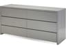 Blanche 6-Drawers Gray Double Dresser