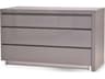 Savvy 3-Drawers Gray Dresser