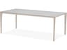 Cayman 94-inch Travertine Ceramic Dining Table