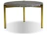 Atlas Round Marble Black Gold Coffee Table