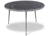 Kaii Round Marble Black Coffee Table