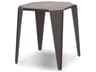 Yatta Square Plastic Grey End Table