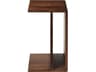 Rectangular Wood Natural Walnut End Table