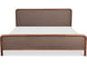 Rye King Bed Warm Brown Solid Wood