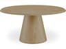 Tutto Round Wood Natural Dining Table