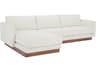 Vernon White Upholstered Sectional Sofa