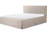 Maren Beige Plywood Upholstered Queen Platform Bed