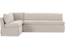 Fable Beige Upholstered Sectional Sofa