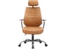 Executive Office Chair in Cognac Leather